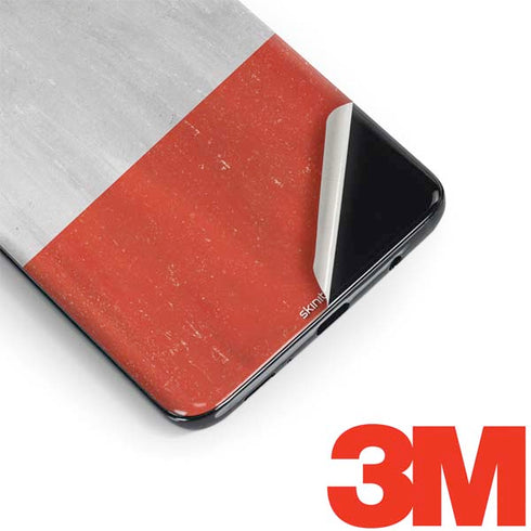 Peru Flag Distressed Galaxy S9 Skin